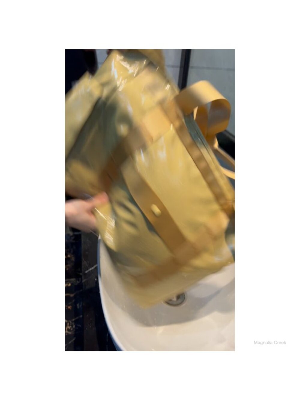 Glossy TPU Tote Bag 25L Laptop Work Travel Y2K Waterproof - Picture 6 of 6